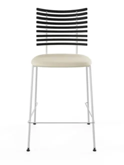 Tiger Barstol, creme læder fra Naver Collection