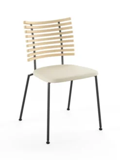 Tiger Stol, creme læder fra Naver Collection