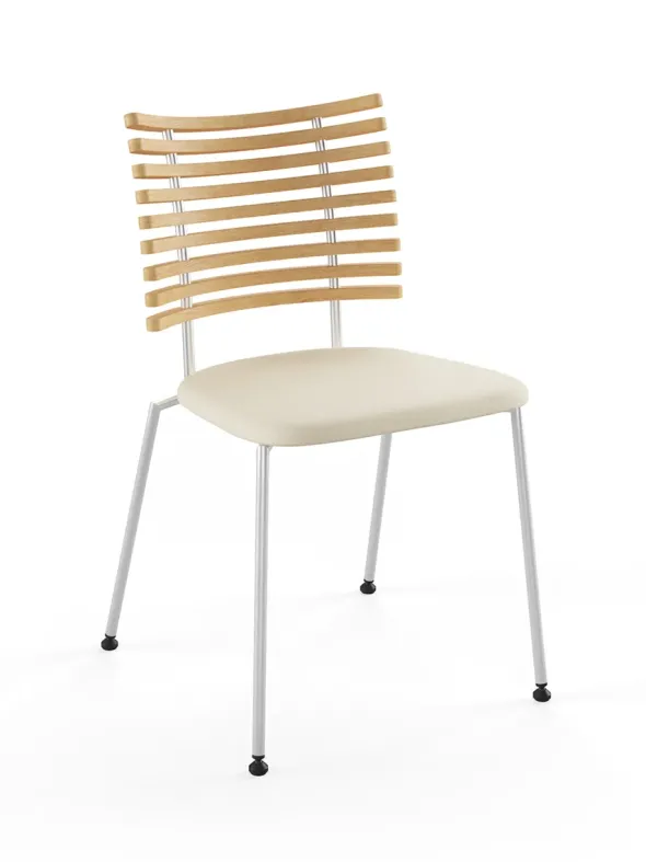 Tiger Stol, creme læder fra Naver Collection