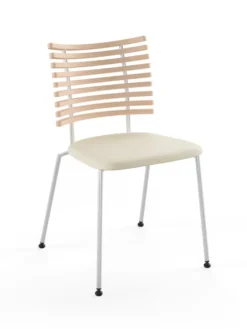 Tiger Stol, creme læder fra Naver Collection