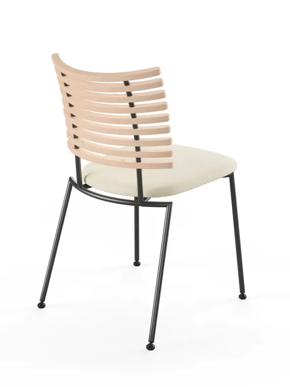 Tiger Stol, creme læder fra Naver Collection