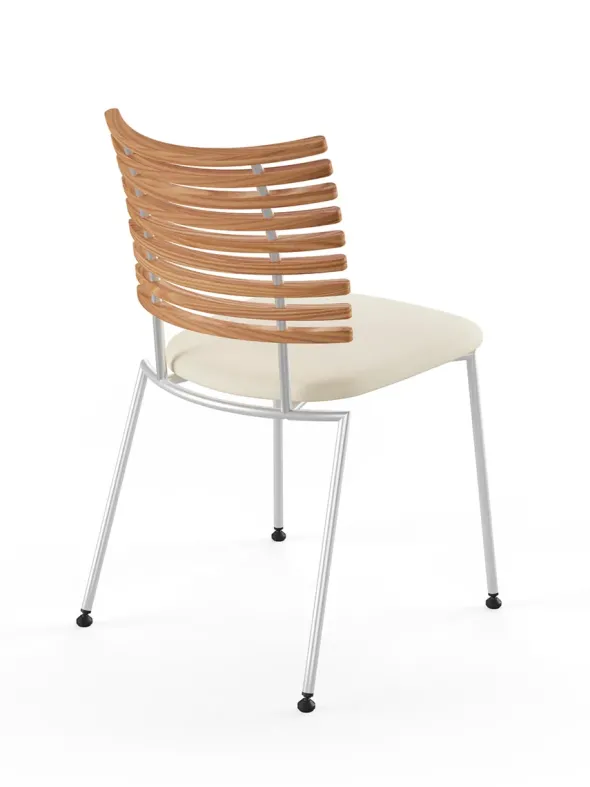 Tiger Stol, creme læder fra Naver Collection
