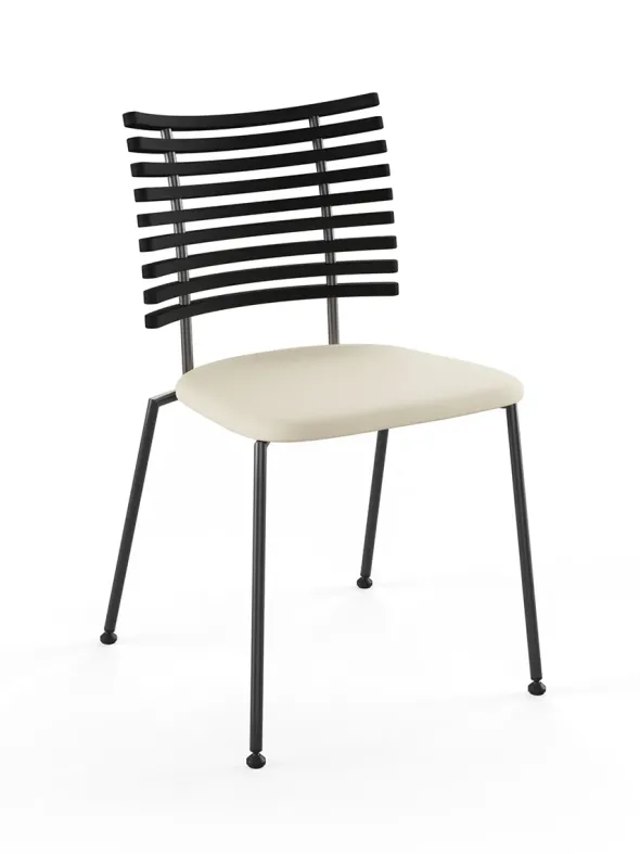Tiger Stol, creme læder fra Naver Collection