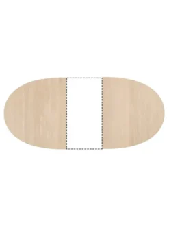 Tillægsplade til CH337 bord af Hans J. Wegner