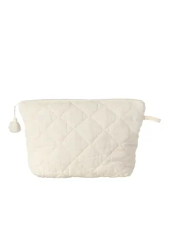 Toilettaske quiltet, butter cream fra Ib Laursen