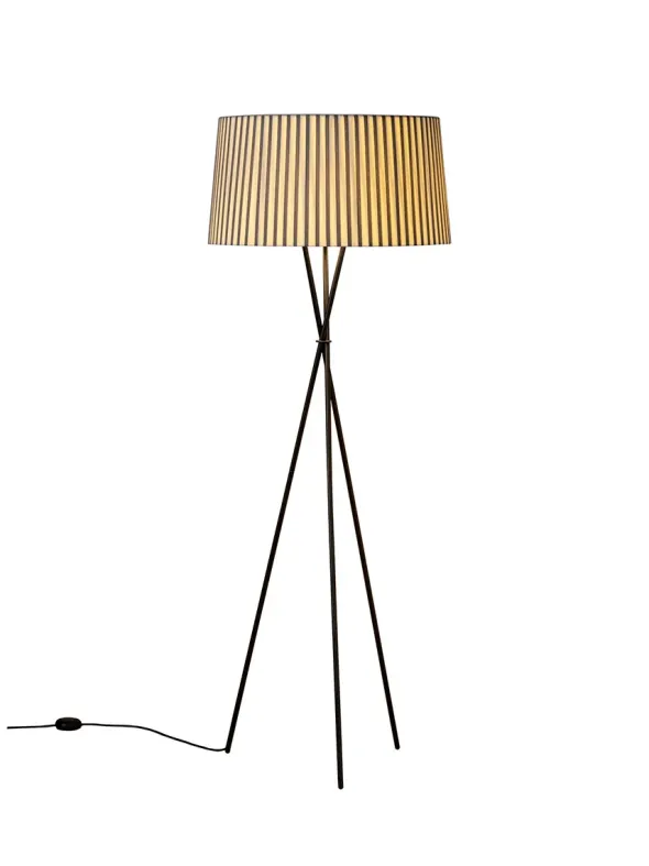 Tripode Gulvlampe fra Santa and Cole, bretona stripe (G5)