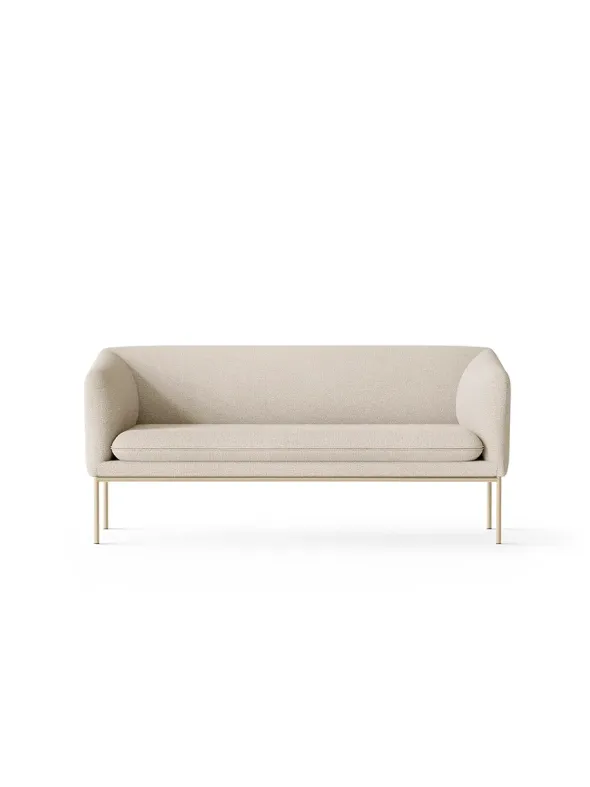 Turn Sofa 2 Bouclé, off-white fra Ferm Living