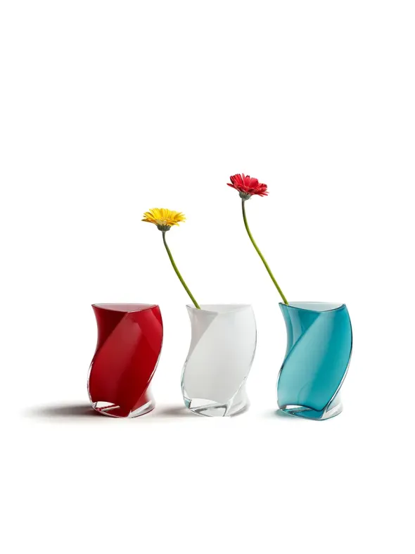 Twister vase fra Piet Hein (Rød)