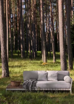 Udendørs Open-Air Sofa, inkl. loungebord i teak fra Vipp