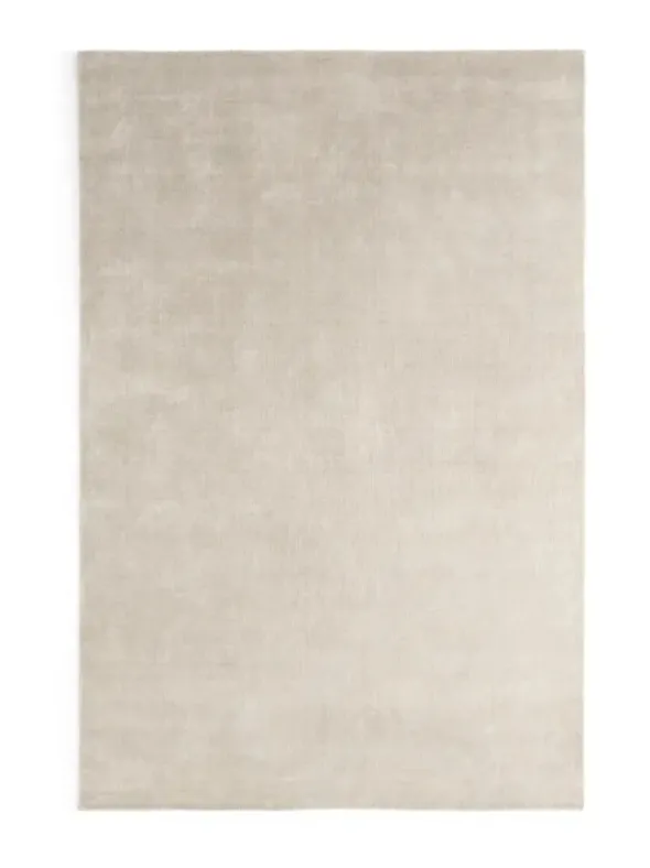 Uld/bambustæppe, Light Grey fra Vipp