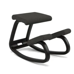 Variable Balans Stol, sort ask fra Variér