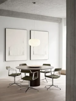 VIPP452 Swivel Chair, bosco grøn læder fra Vipp
