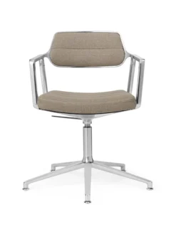 VIPP453 Swivel+ Chair, dark sand tekstil fra Vipp