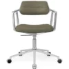 VIPP453 Swivel+ Chair m/hjul, bosco grøn læder fra Vipp