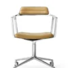 VIPP452 Swivel Chair m/hjul, camel læder fra Vipp
