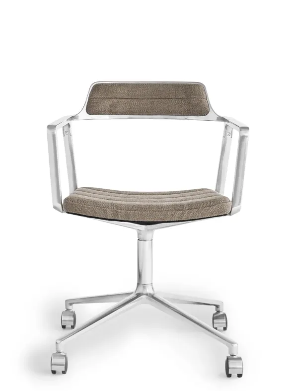 VIPP452 Swivel Chair m/hjul, dark sand fra Vipp