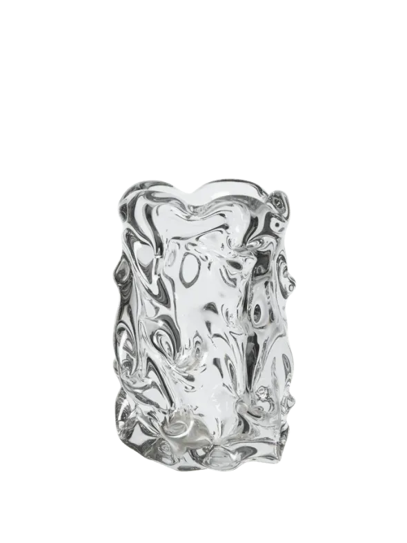 Virelle Vase Clear, H18 fra Ferm Living