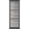 Vitrineskab Classic V1, antracit fra Lindebjerg Design