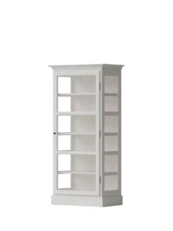 Vitrineskab Classic V3, hvid fra Lindebjerg Design