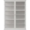 Vitrineskab Classic V2, hvid fra Lindebjerg Design