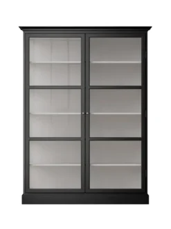 Vitrineskab Classic V2, sort fra Lindebjerg Design