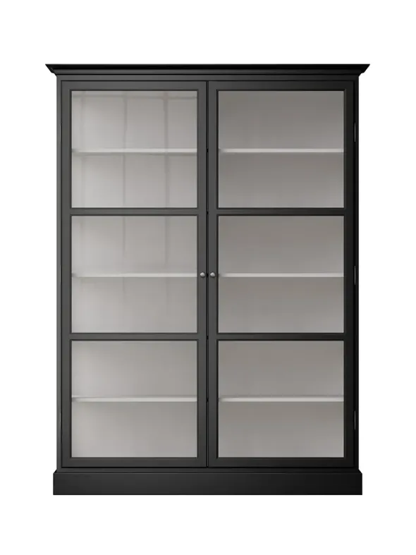 Vitrineskab Classic V2, sort fra Lindebjerg Design