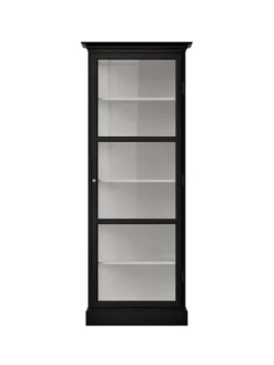 Vitrineskab Classic V1, sort fra Lindebjerg Design