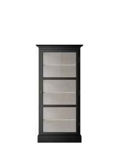 Vitrineskab Classic V3, sort fra Lindebjerg Design