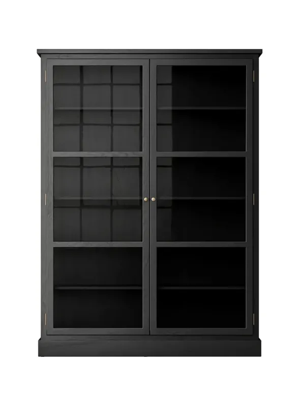 Vitrineskab N2, dark oak fra Lindebjerg Design