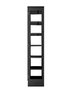 Vitrineskab N2, dark oak fra Lindebjerg Design