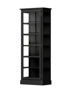 Vitrineskab N1, dark oak fra Lindebjerg Design
