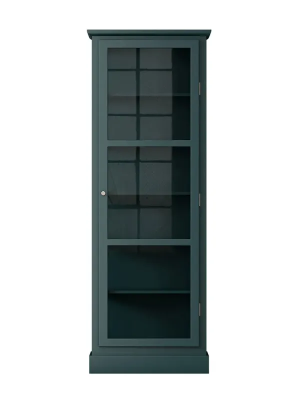 Vitrineskab N1, green fra Lindebjerg Design
