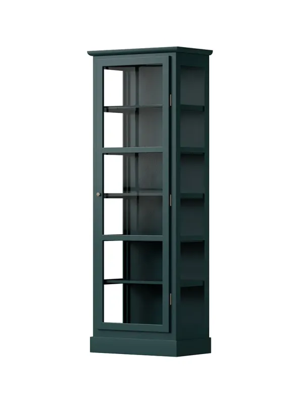 Vitrineskab N1, green fra Lindebjerg Design