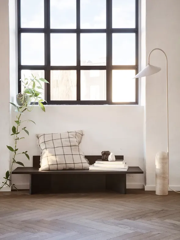 Vulca Mini Vase, Off-white stone fra Ferm Living
