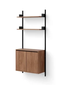 Wall Shelf Cabinet Tall w. Doors fra New Works