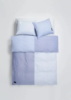 Wall Street Oxford Patchwork Duvet Cover Single 140x200 cm fra Magniberg