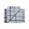 Warp & Weft Plaid, concrete/midnight fra Silkeborg Uldspinderi