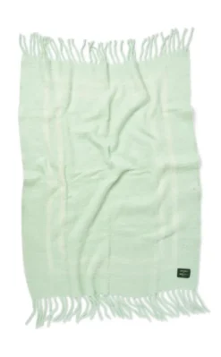 Weekend Plaid, mint & creme fra Bongusta