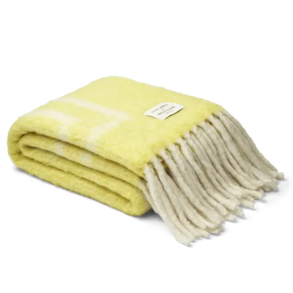 Weekend Plaid, neon yellow & creme fra Bongusta