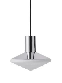 Whipped Pendant Lamp, all chrome fra LEO Objects