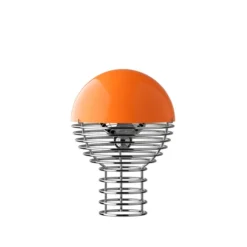 Wire portable bordlampe, Ø18 af Verner Panton