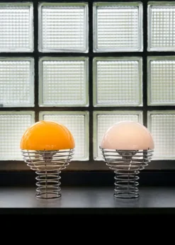 Wire portable bordlampe, Ø18 af Verner Panton