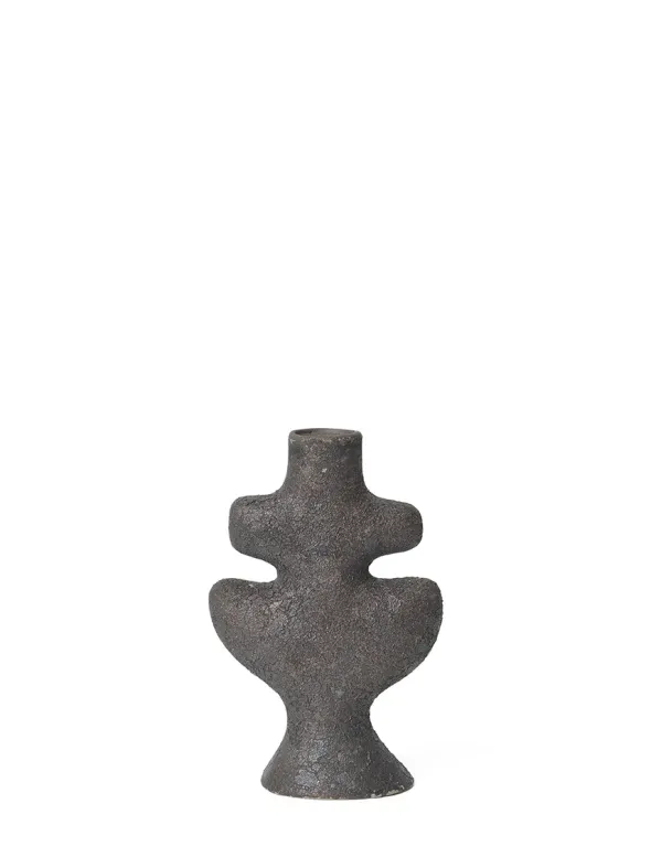 Yara Candle Holder Small, rustic iron fra Ferm Living