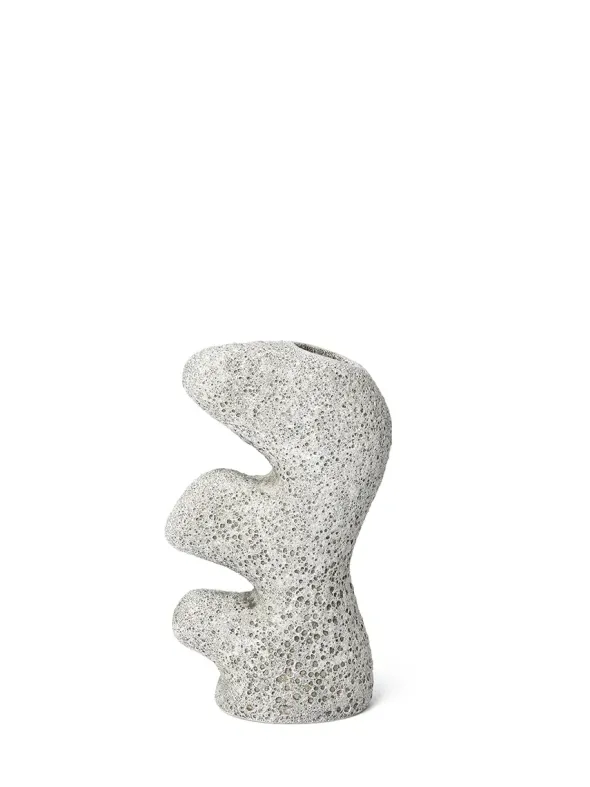 Yara Vase Small, grey pumice fra Ferm Living