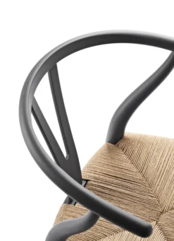 Y-stol CH24 Soft Anthracite Grey af Hans J. Wegner
