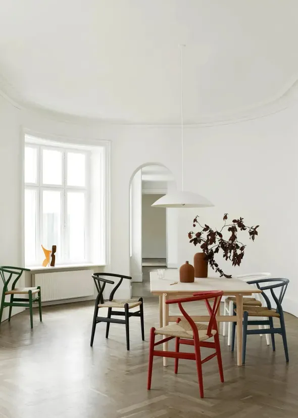 Y-stol CH24 Soft Green af Hans J. Wegner