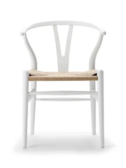 Y-stol CH24 Soft Natural White af Hans J. Wegner