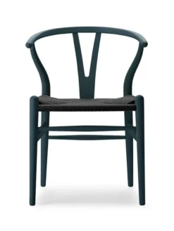 Y-stol CH24 Soft North Sea med sort flet af Hans J. Wegner